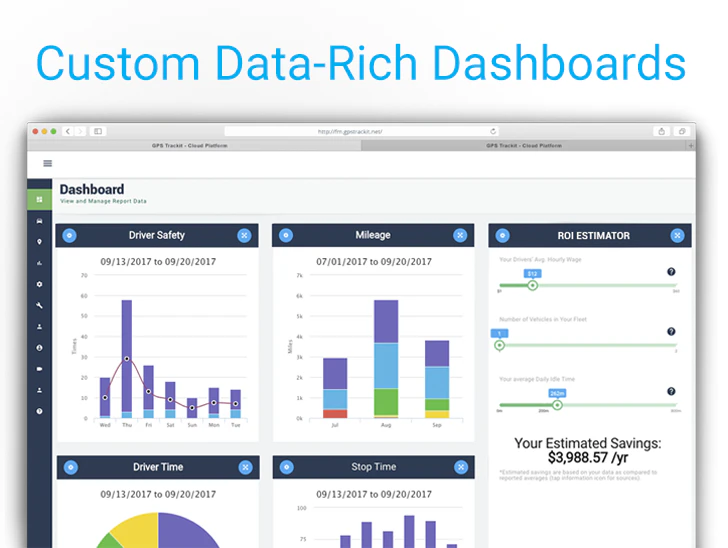 screenshot of GPS Trackit